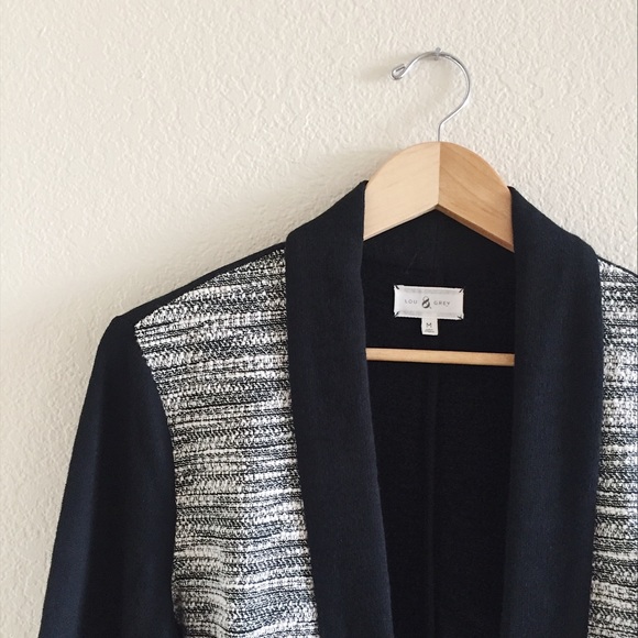 Lou & Grey Jackets & Blazers - LOU & GREY | Tweed Open Cardigan Jacket